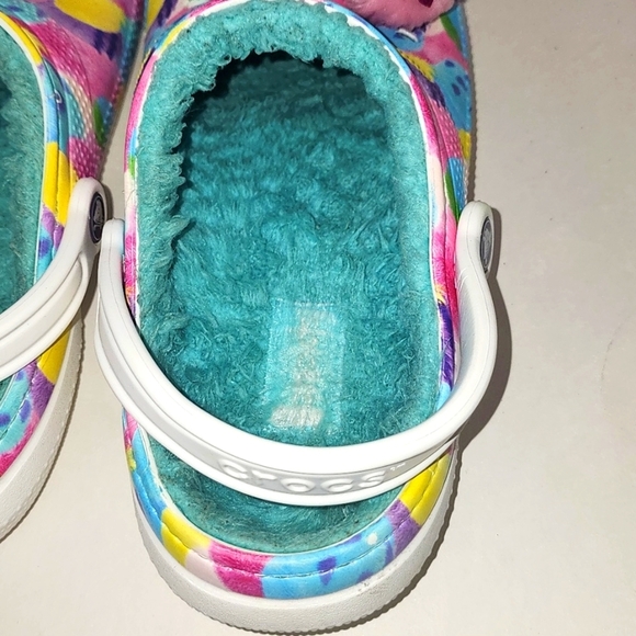 DISNEY x  CROCS - Pixar Unicorn Fluffy Festival - Fleece Size M10 W12 - Picture 11 of 13